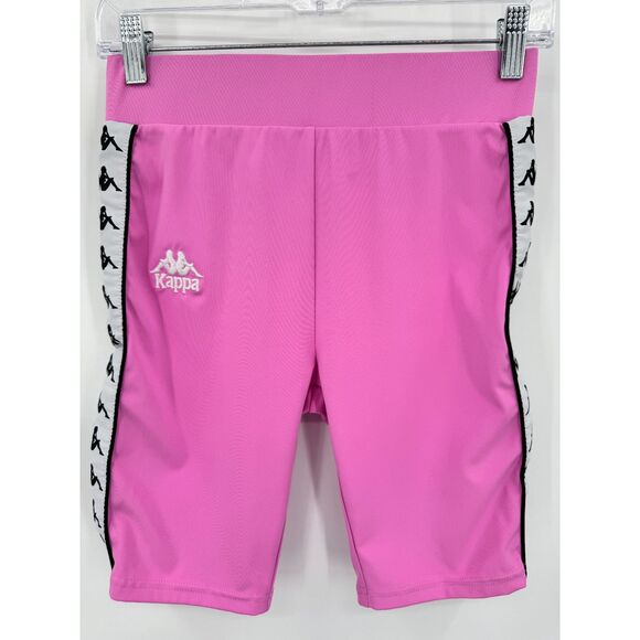 KAPPA Pink Banda Monogram Logo Shorts Size M - Picture 1 of 4